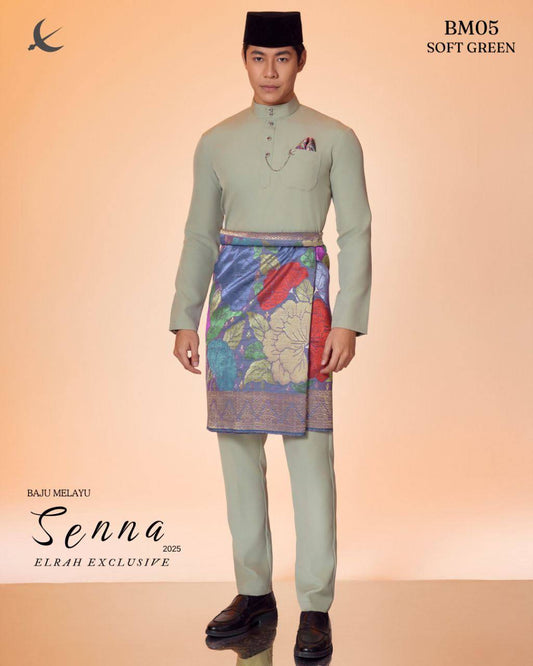 BAJU MELAYU SENNA (SOFT GREEN)