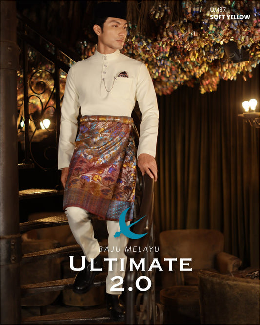 BAJU MELAYU ULTIMATE 2.0 (SOFT YELLOW)