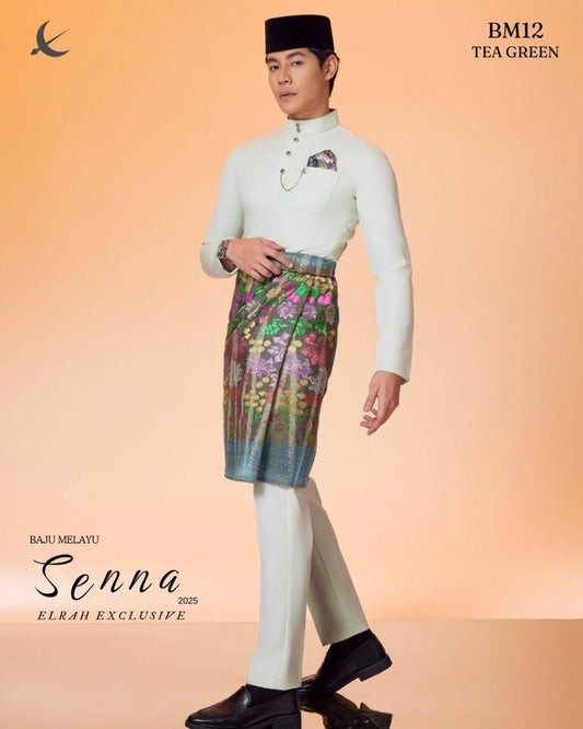 BAJU MELAYU SENNA (TEA GREEN)