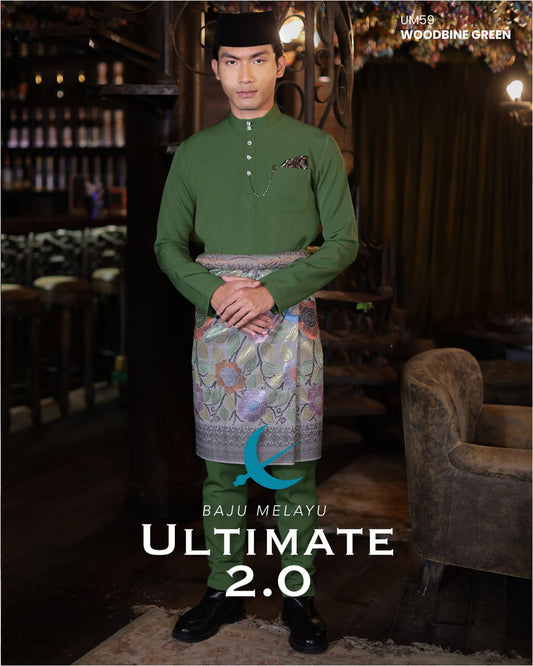 BAJU MELAYU ULTIMATE 2.0 (WOODBINE GREEN)