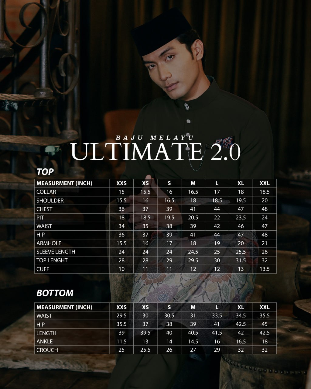 BAJU MELAYU ULTIMATE 2.0 (PISTACHIO)
